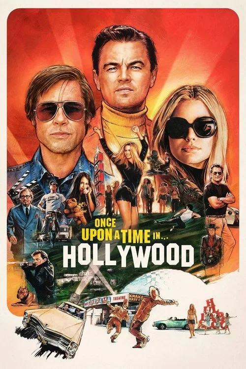 Once Upon a Time in Hollywood poster
